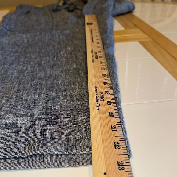 Land’s End Women’s Linen Cropped Pants  Size 10P - Picture 4 of 8